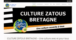 Desktop Screenshot of culture-zatous.com